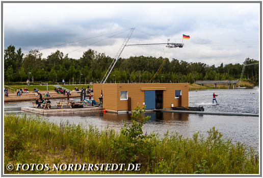 Die Wasserskianlage im Norderstedter Stadtpark